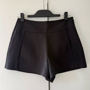 Zara Classic Black Tailored Women's Shorts - size M